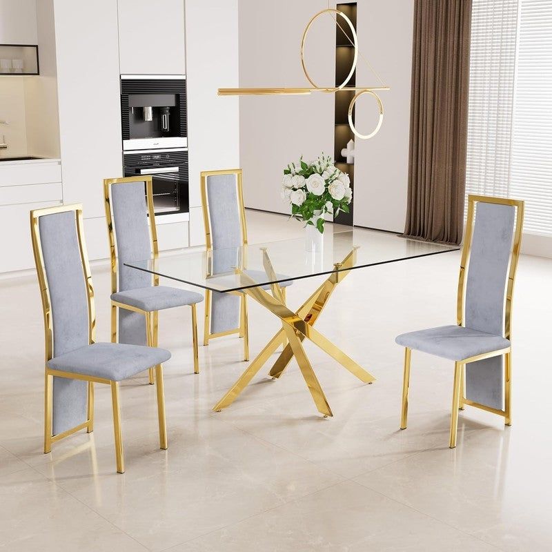 Elegant Glass Table Tops for Dining Room Sets