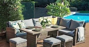 Outdoor Wicker Sofa Set