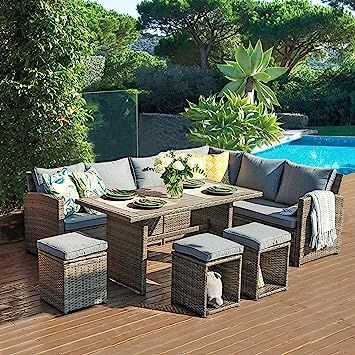 The Beauty of Outdoor Wicker Sofa Sets: Enhance Your Outdoor Living Space with Style and Comfort