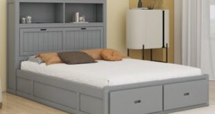 Queen Platform Bed With Storage Drawers