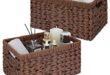 Wicker Storage Baskets For Shelves