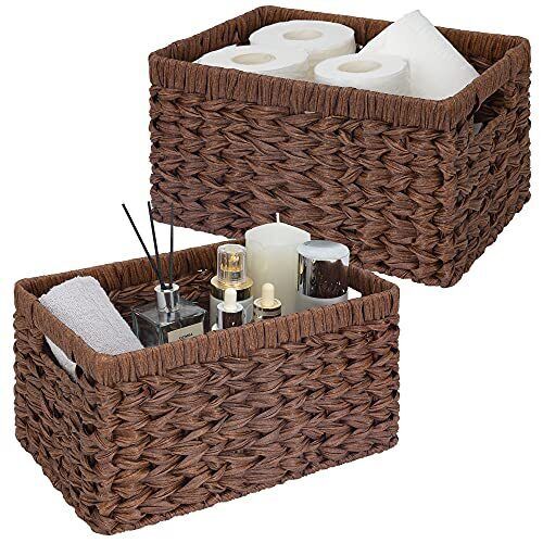 Organize Your Shelves with Stylish Wicker Storage Baskets