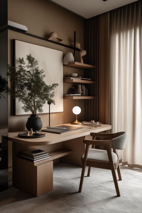 The Beauty and Functionality of Wooden Home Office Desks