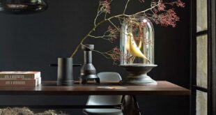 Black Dining Table Decorating Ideas