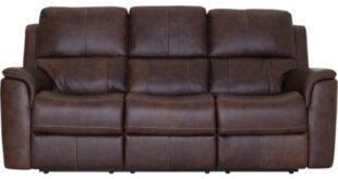 Flexsteel Leather Reclining Sofa