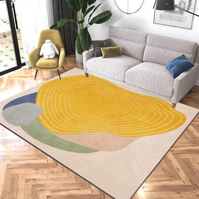 Brighten Up Your Living Room with Yellow Rugs