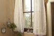 Bathroom Window Curtain Designs