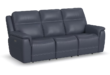 Flexsteel Leather Reclining Sofa