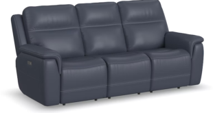 Flexsteel Leather Reclining Sofa