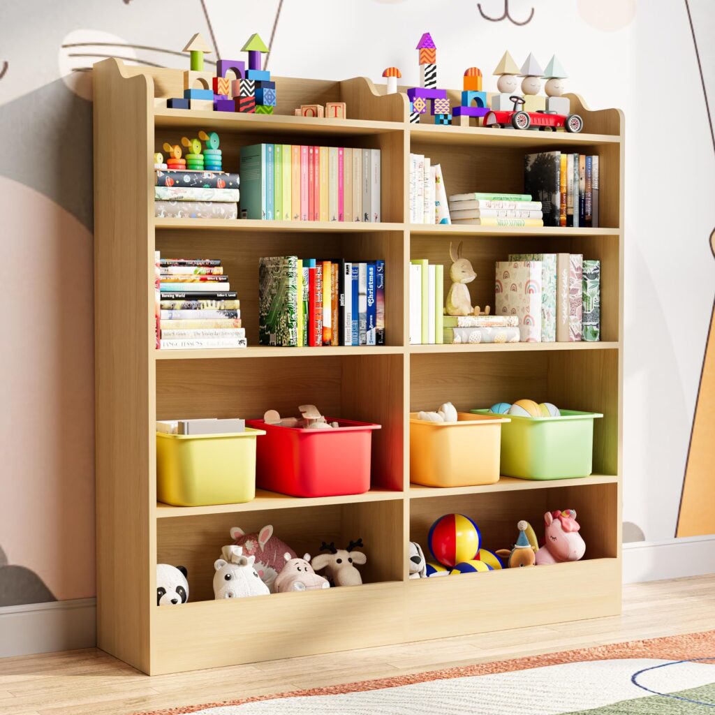 Kids Bookcase With Storage