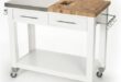 Kitchen Cart With Butcher Block Top