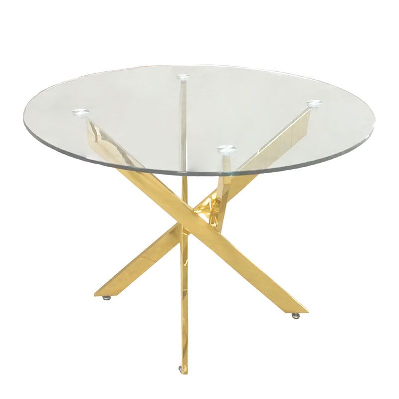 Elegant Circular Glass Top Dining Tables for Your Dining Room