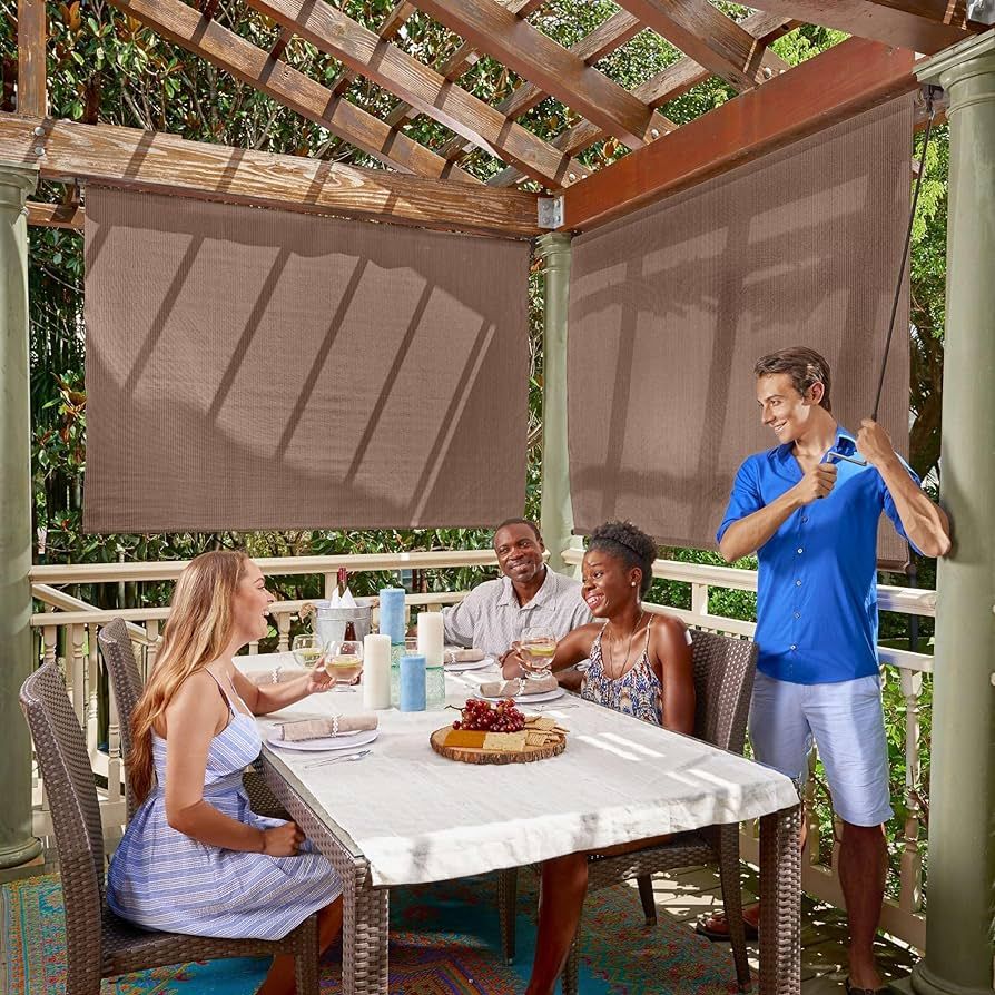 Enhance Your Outdoor Space with Stylish Patio Roller Shades