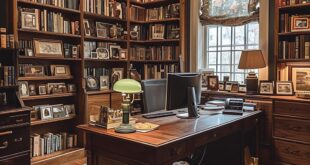 Wooden Home Office Desk