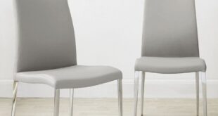 Faux Leather Dining Chairs With Chrome Legs