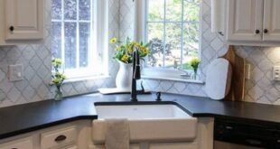 Corner Kitchen Sink Cabinet Designs