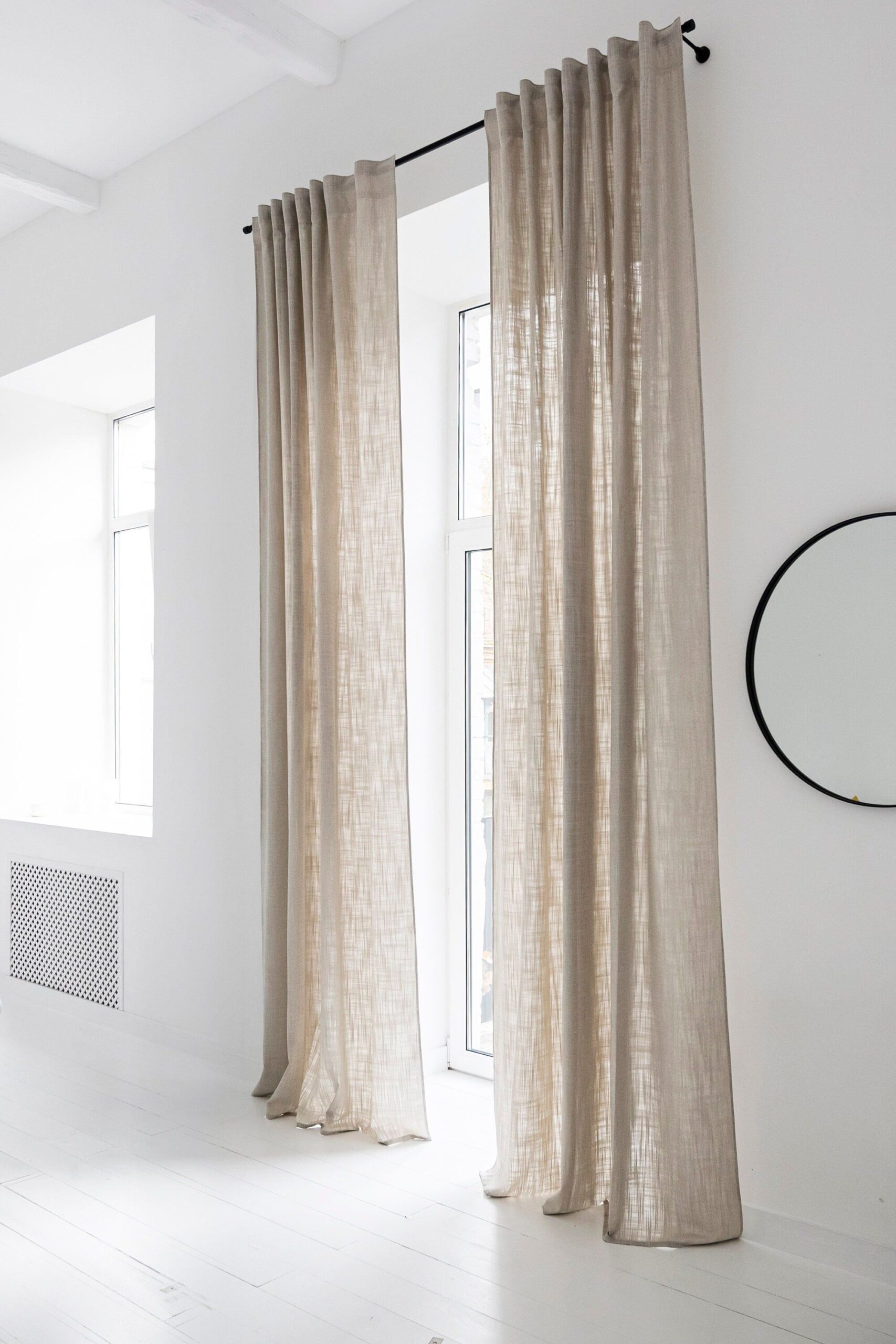 The Beauty of Extra Long Curtains for Your Living Room
