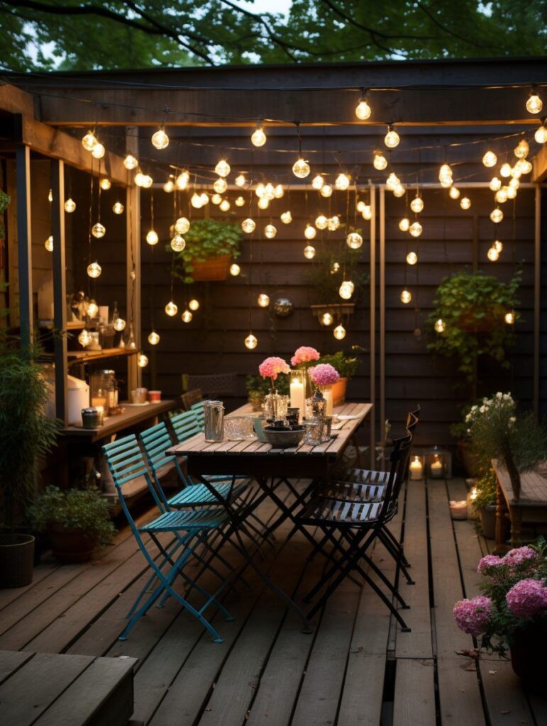 Outdoor Patio String Lighting Ideas