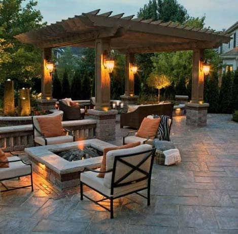Creative Designs for Stamped Concrete Patios in Your Backyard