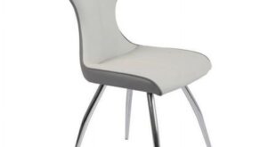 Faux Leather Dining Chairs With Chrome Legs