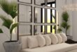 Living Room Wall Decor With Mirrors