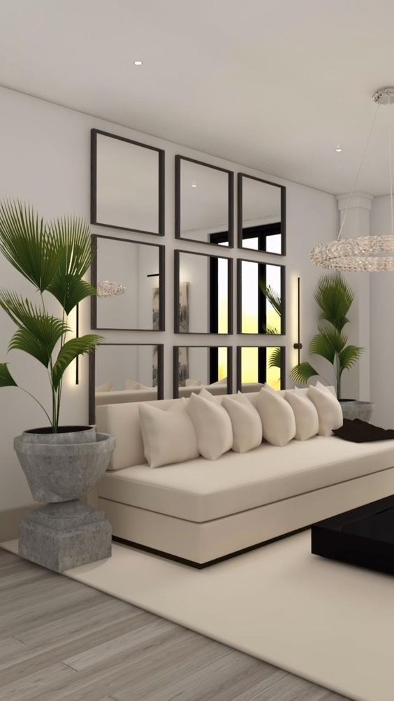 Enhancing Your Living Room with Stylish Mirror Wall Decor