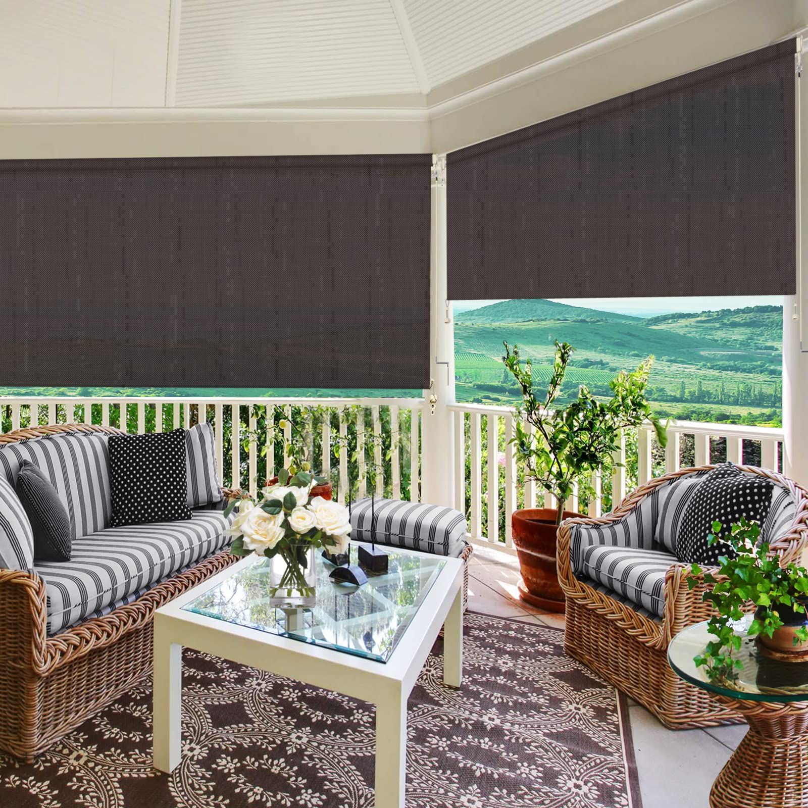 Enhance Your Outdoor Space with Stylish Patio Roller Shades