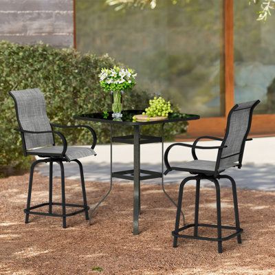 Elevate Your Outdoor Dining Experience with Bar Height Patio Furniture Bistro Sets