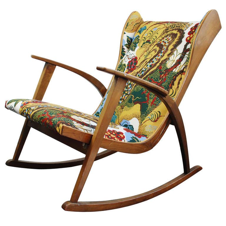 The Comfort and Style of an Upholstered Rocking Chair