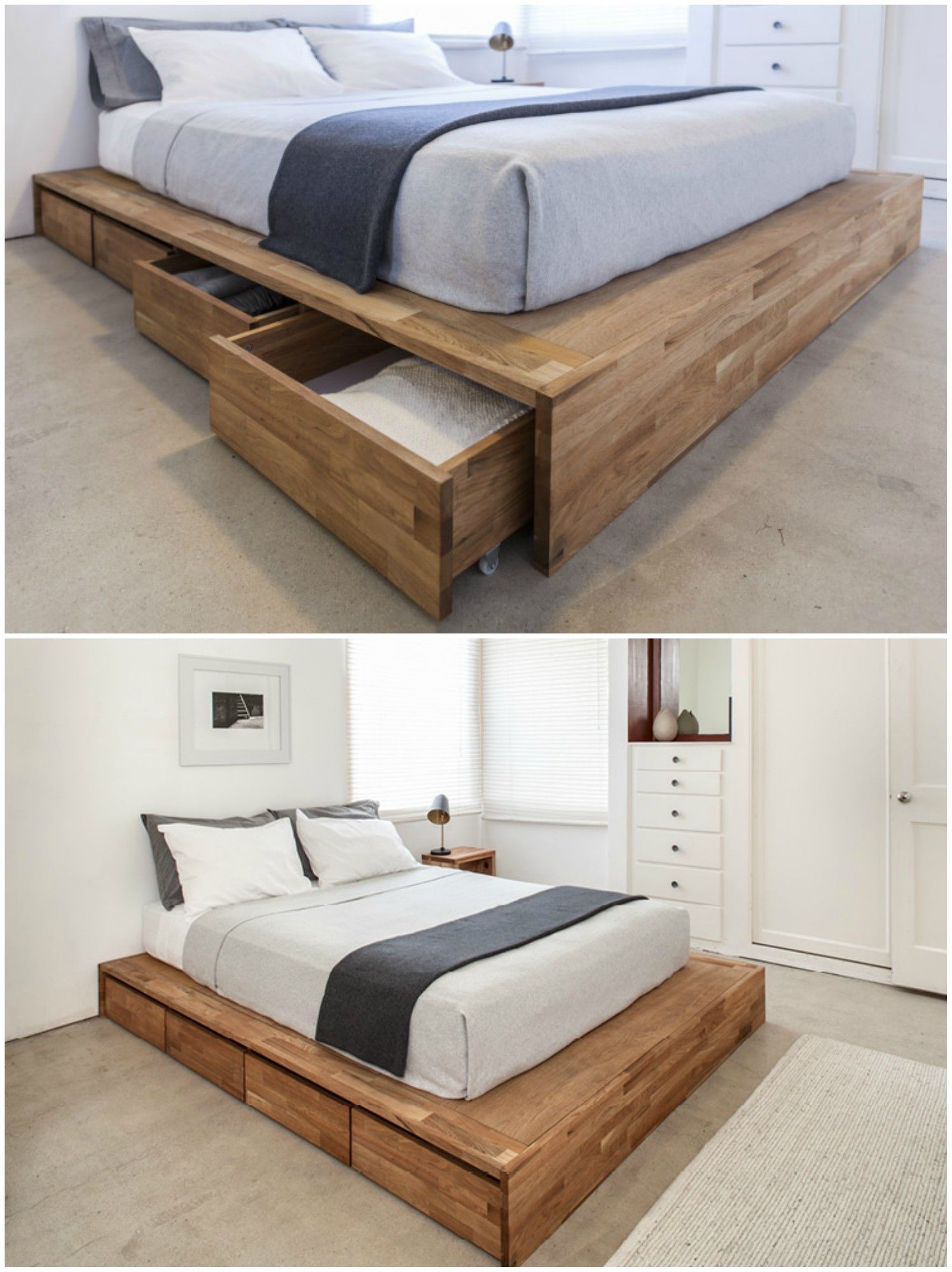 Maximize Your Space with Wooden Under Bed Storage Drawers