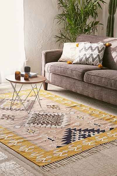 Brighten Up Your Living Room with Stylish Yellow Rugs