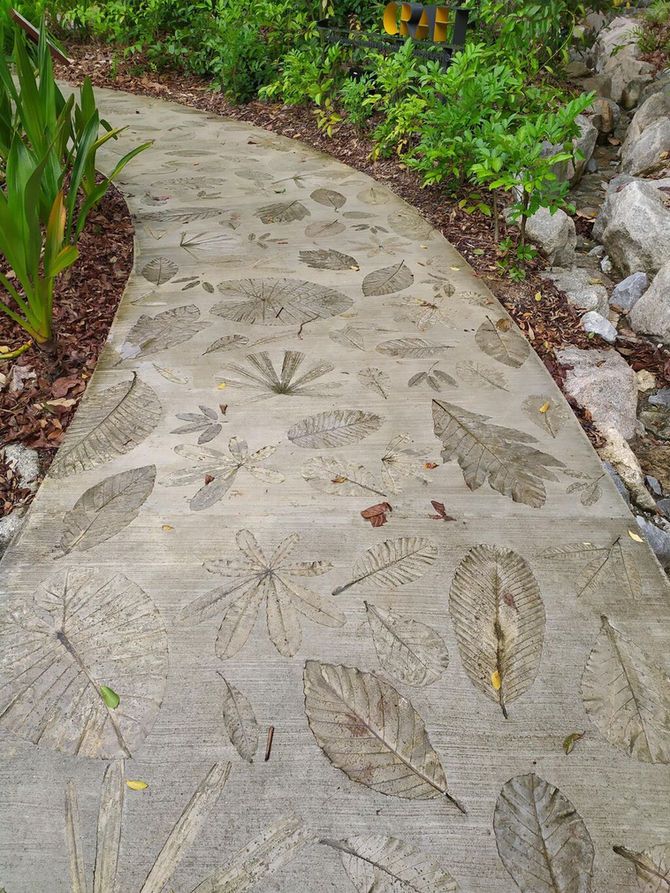 Backyard Stamped Concrete Patio Ideas