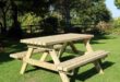 Wooden Picnic Tables