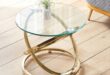 Small Round Glass Side Table