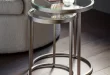 Small Round Glass Side Table