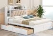 Queen Platform Bed With Storage Drawers