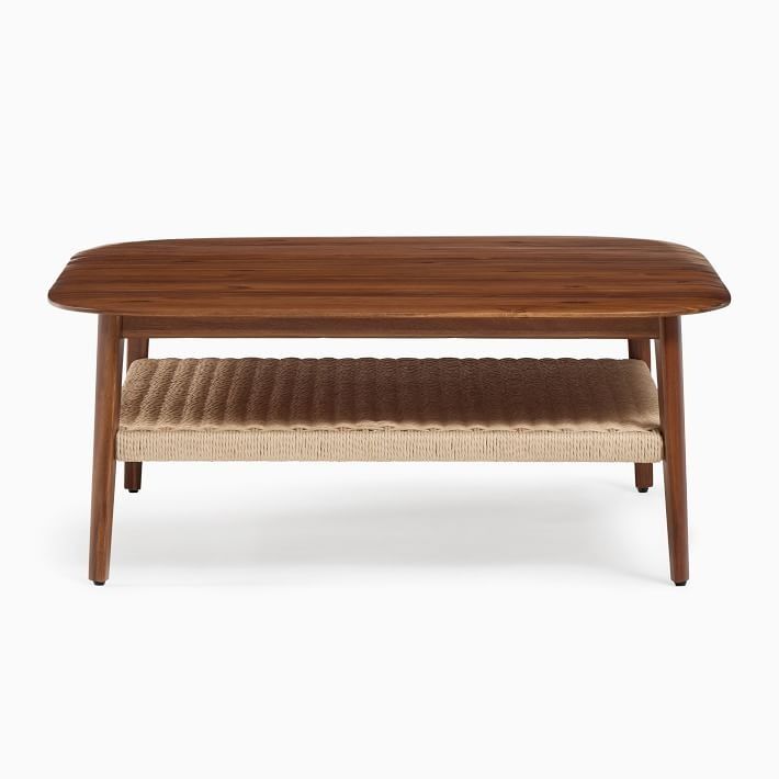 Square Wood Coffee Table With Storage