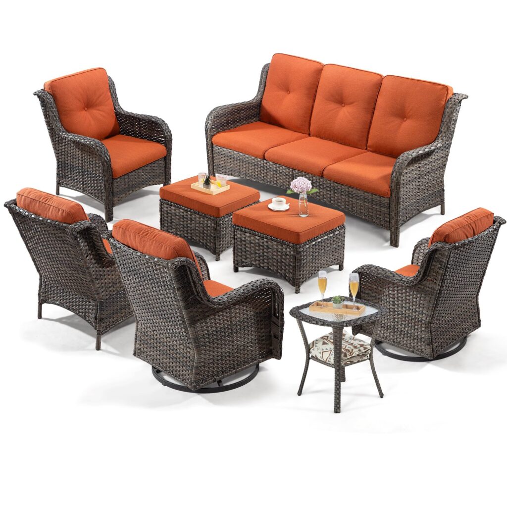 Wicker Patio Furniture Set