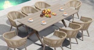 Rattan Garden Furniture Table Set