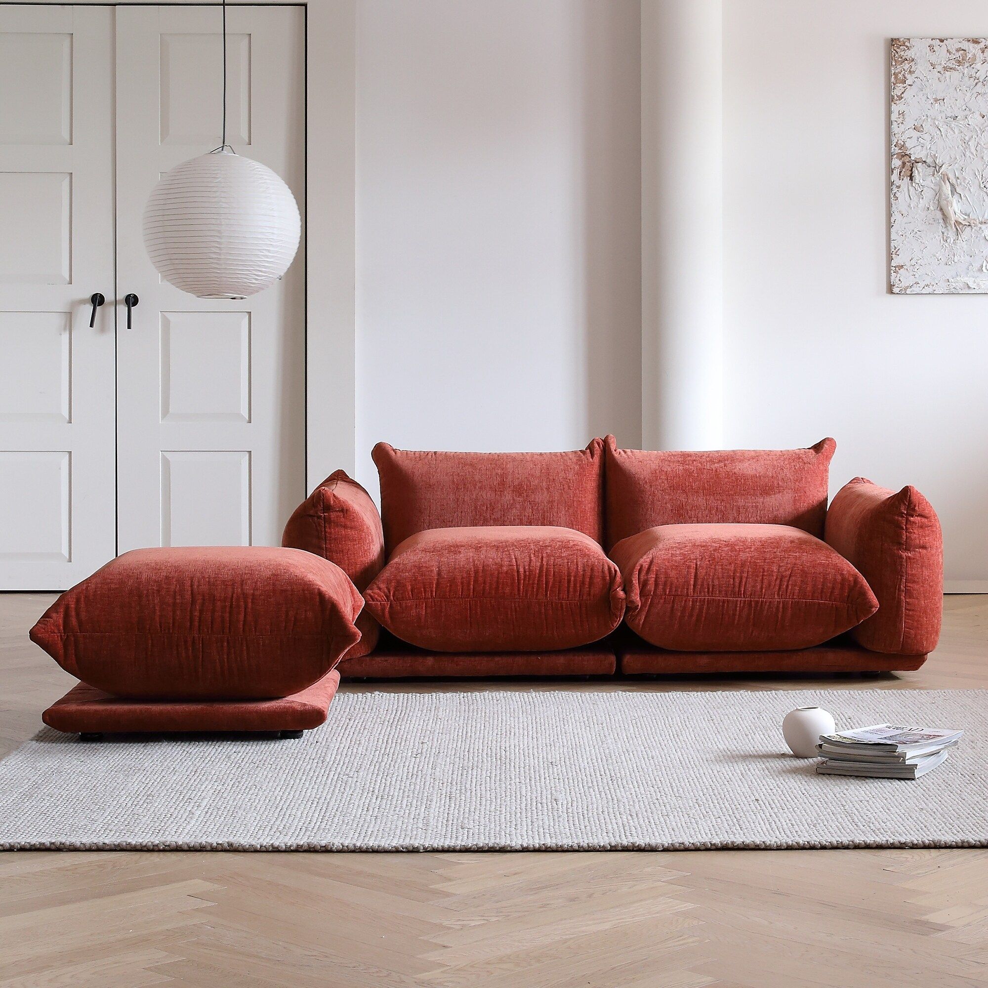 Beautifully Coordinated Living Room Sofa and Loveseat Set for Ultimate Comfort