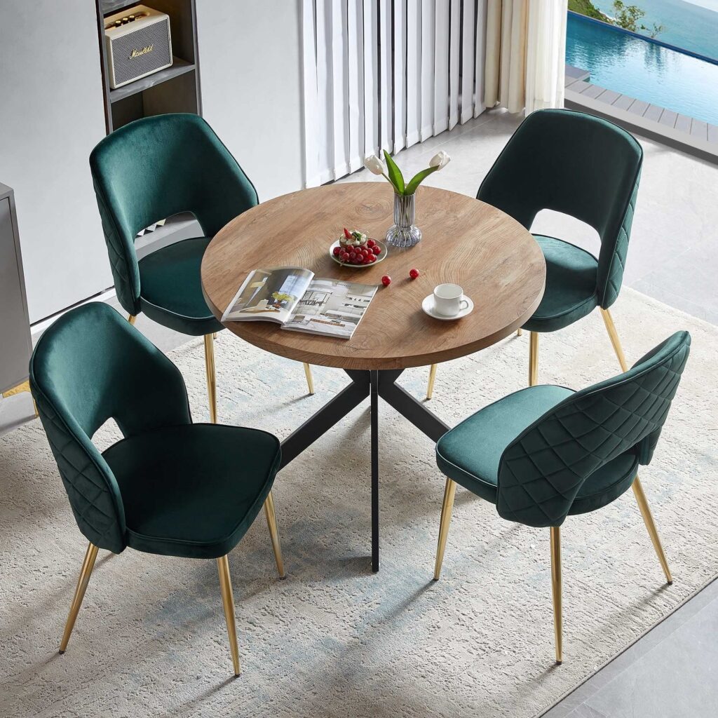 Round Kitchen Table And Chairs Set