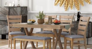 Kitchen Table Sets With Bench And Chairs