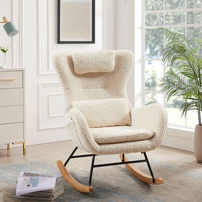 Comfortable Upholstered Rocking Chair: The Perfect Addition to Your Living Space