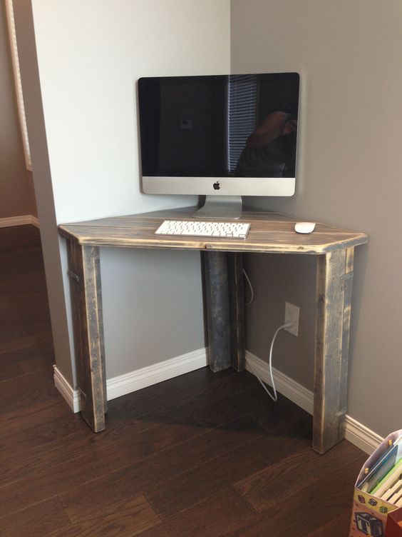 Compact Corner Computer Desk for Tight Spaces