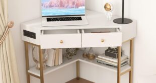 Small Corner Desk With Storage