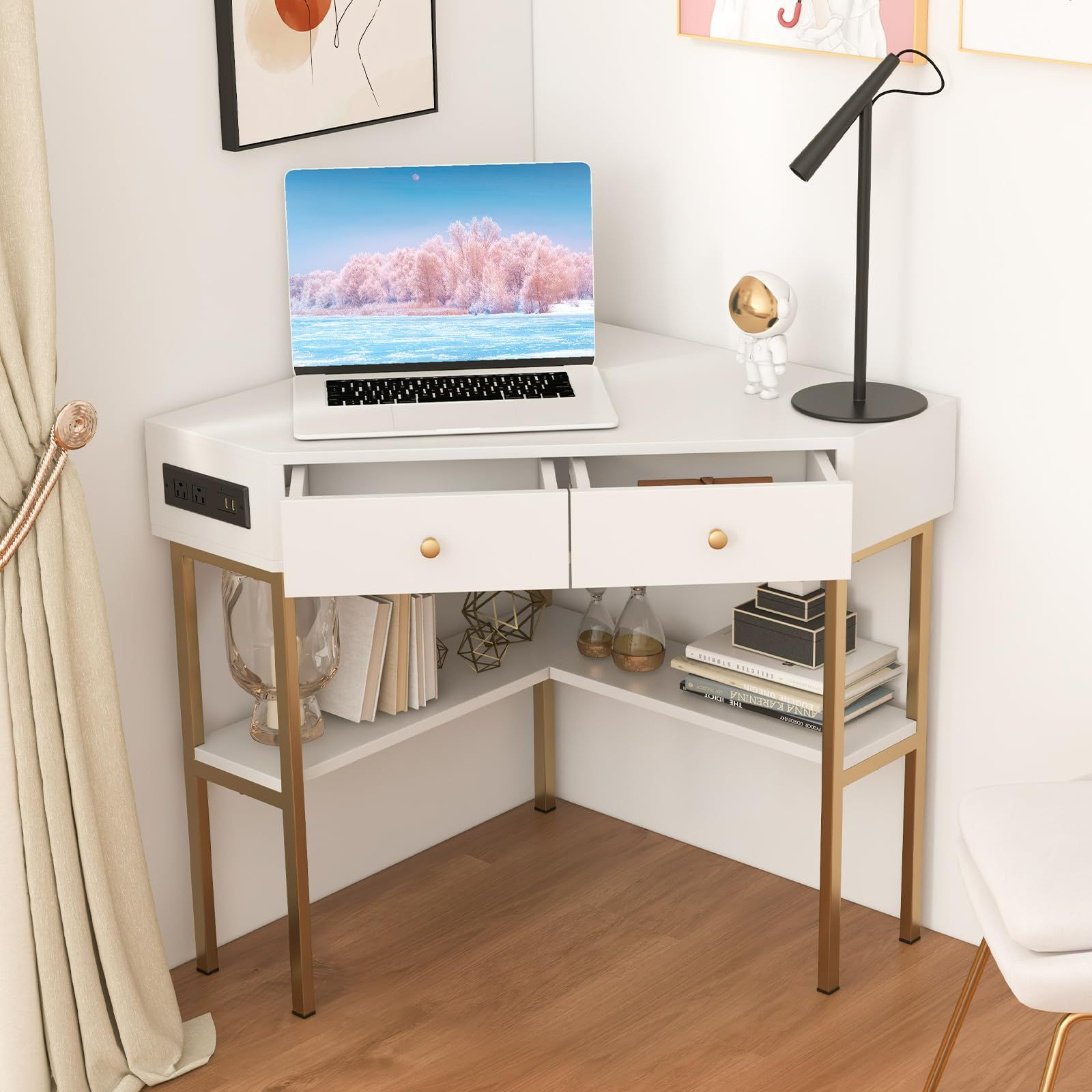 Compact Desk with Storage: Maximizing Your Space with a Small Corner Desk