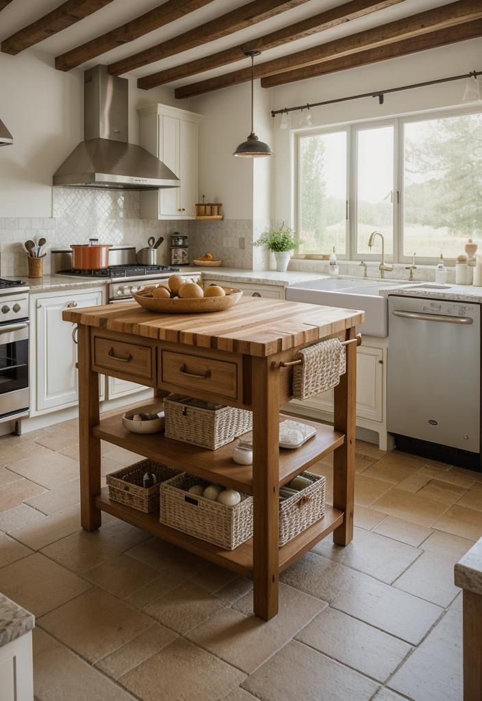 Compact Kitchen Island: The Perfect Blend of Seating and Storage