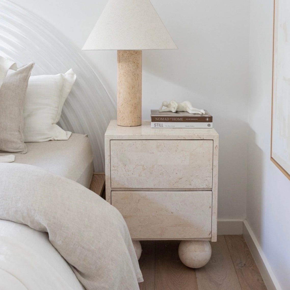 Compact Nightstand With Storage Compartments: A Convenient Bedside Solution