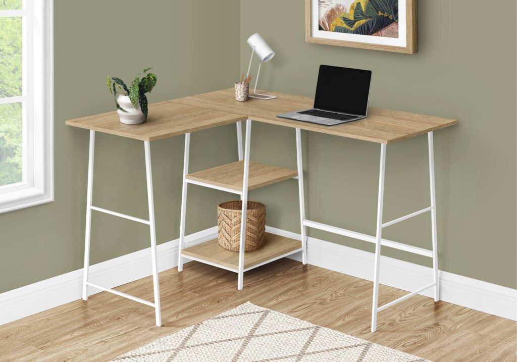 Small Corner Computer Desk With Drawers