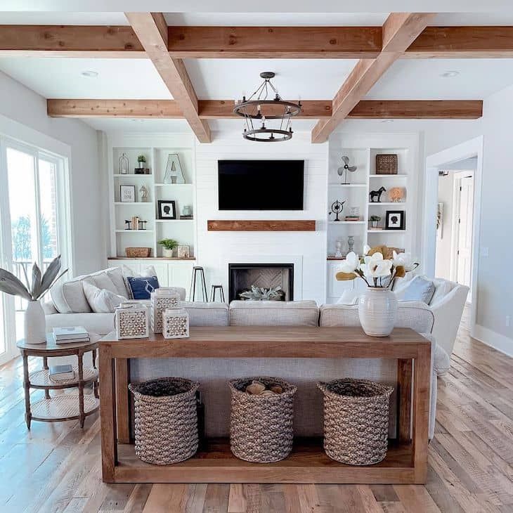 Contemporary Rustic Charm: Revamp Your Living Room with Modern Country Decor